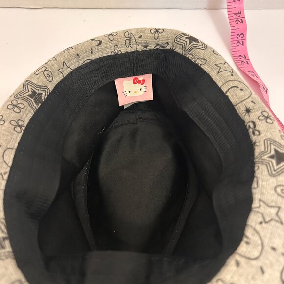 Hello Kitty Gray Fedora Hat with Pink Ribbon Bow – Sanrio 2014 – One Size - Picture 3 of 6
